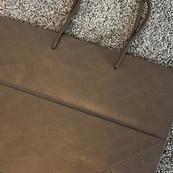 Gucci Dark Brown Logo Tote - Picture 7 of 10